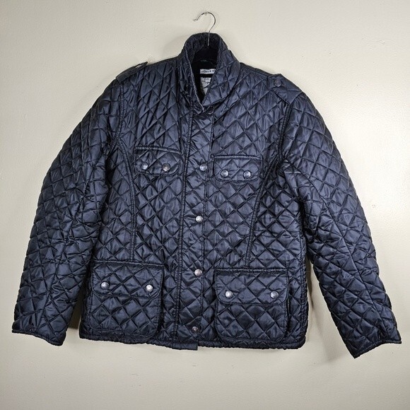 Over Under black quilted fleeced lined jacket size xl 16 - Picture 1 of 9
